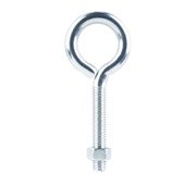 HAMPTON 3/8 in. X 4 in. L Stainless Stainless Steel Eyebolt Nut Included 02-3456-449